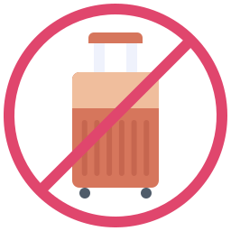 nessun bagaglio icona