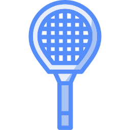 raquete de badminton Ícone