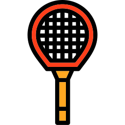 raqueta de badminton icono