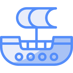Pirate ship icon