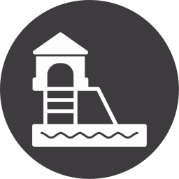 Water slide icon