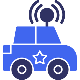 coche de policía icono