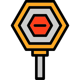 Stop sign icon