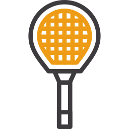 badminton racket icoon