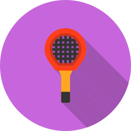 raquete de badminton Ícone