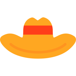 Ковбойская шляпа иконка
