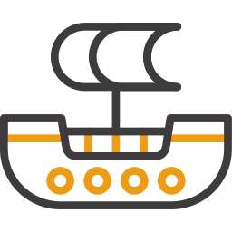 Pirate ship icon