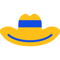 sombrero de vaquero icono