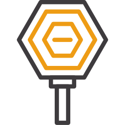 Stop sign icon