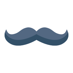 moustache Icône