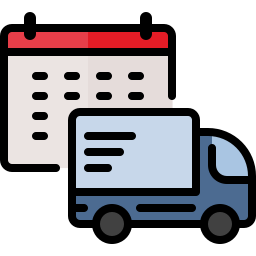 Shipping schedule icon