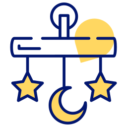 estrella colgante icono