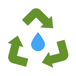 Water recycle icon