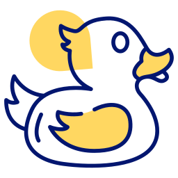 Duck toy icon