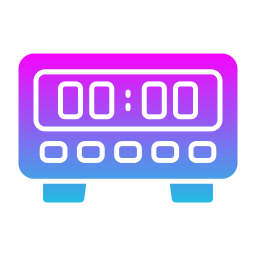 Digital clock icon