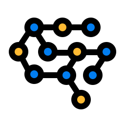 réseau neuronal Icône