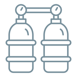 bouteille d'oxygène Icône