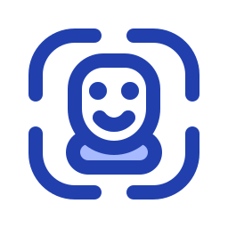 Face recognition icon