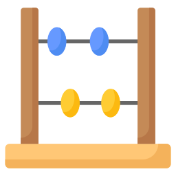 Abacus toy icon