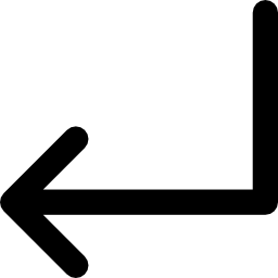 Turn left icon