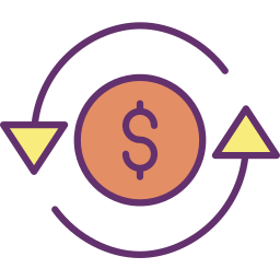 dólar icono