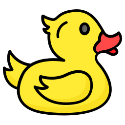 Duck toy icon