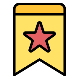 estrella marcadora icono