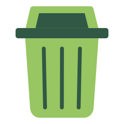 Trash can icon