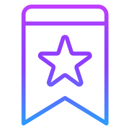 Bookmark star icon