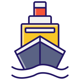 Cruise ship icon