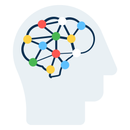 Brain activity icon