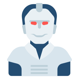 traje de robot icono