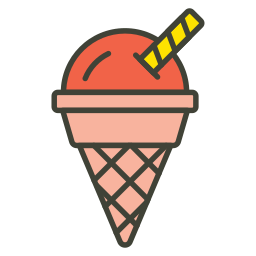 cucurucho de helado icono