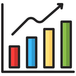 croissance des bénéfices Icône