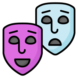 maski teatralne ikona