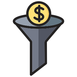 Sales funnel icon