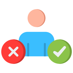 Decision making icon