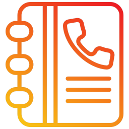 Telephone directory icon