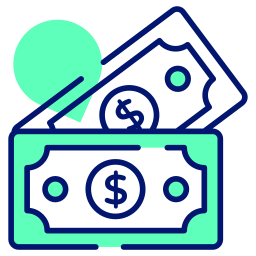 Currency notes icon