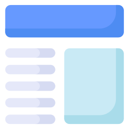 Web layout icon
