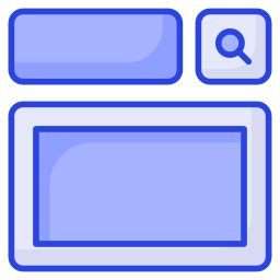 Web layout icon