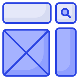 Web layout icon