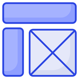 Web layout icon