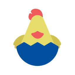 Chick egg icon