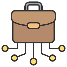Digital business icon