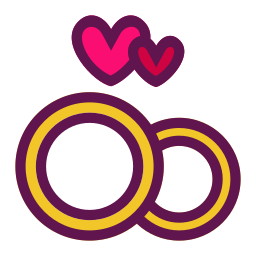 Wedding ring icon