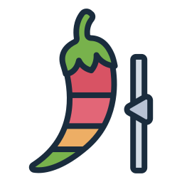 Spicy food icon