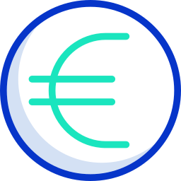 symbol euro ikona