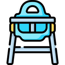 Feeding chair icon