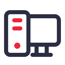 Personal computer icon